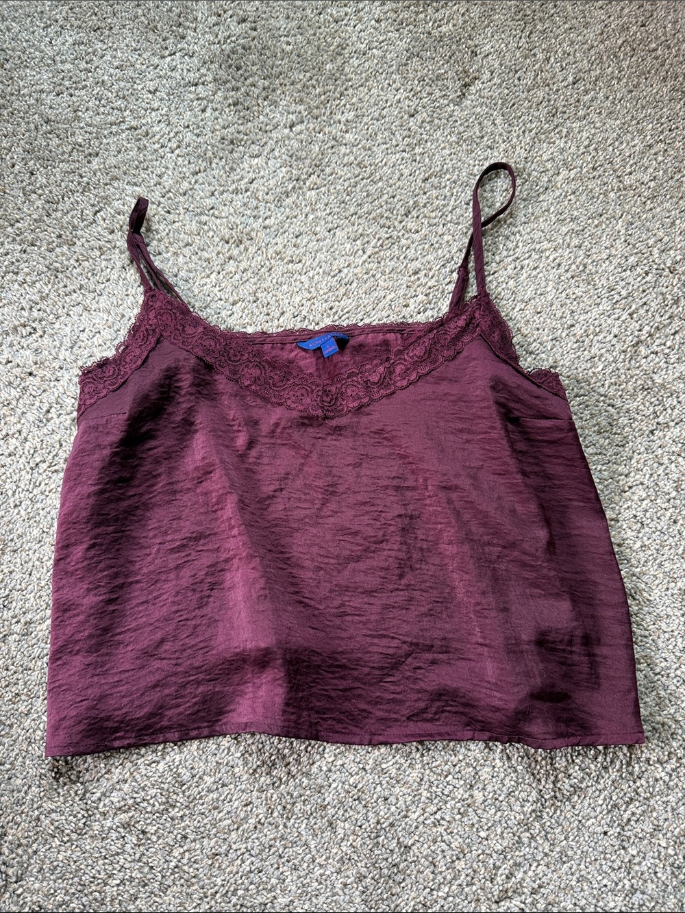 Aero Lace Trim Cropped Cami